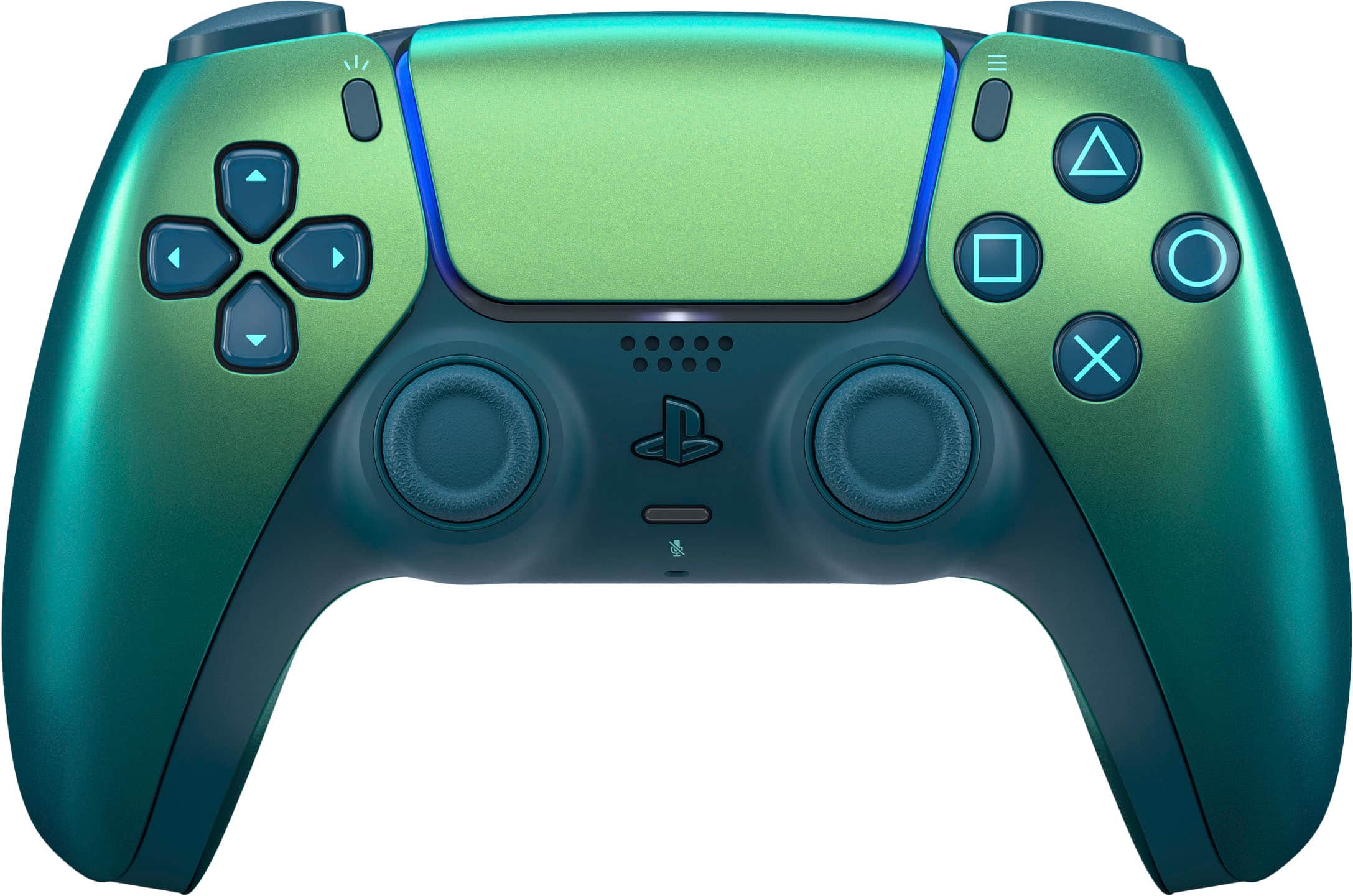 Front. Sony Interactive Entertainment - DualSense Wireless Controller for PS5, PC, Mac & Mobile - Chroma Teal.