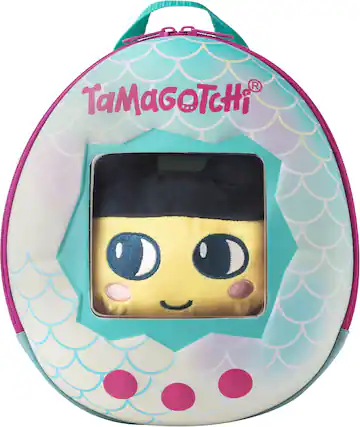 Front. Bandai - Tamagotchi - Adventure Companion Backpack - Mametchi Plush - COLLECTIBLES - Multicolor.