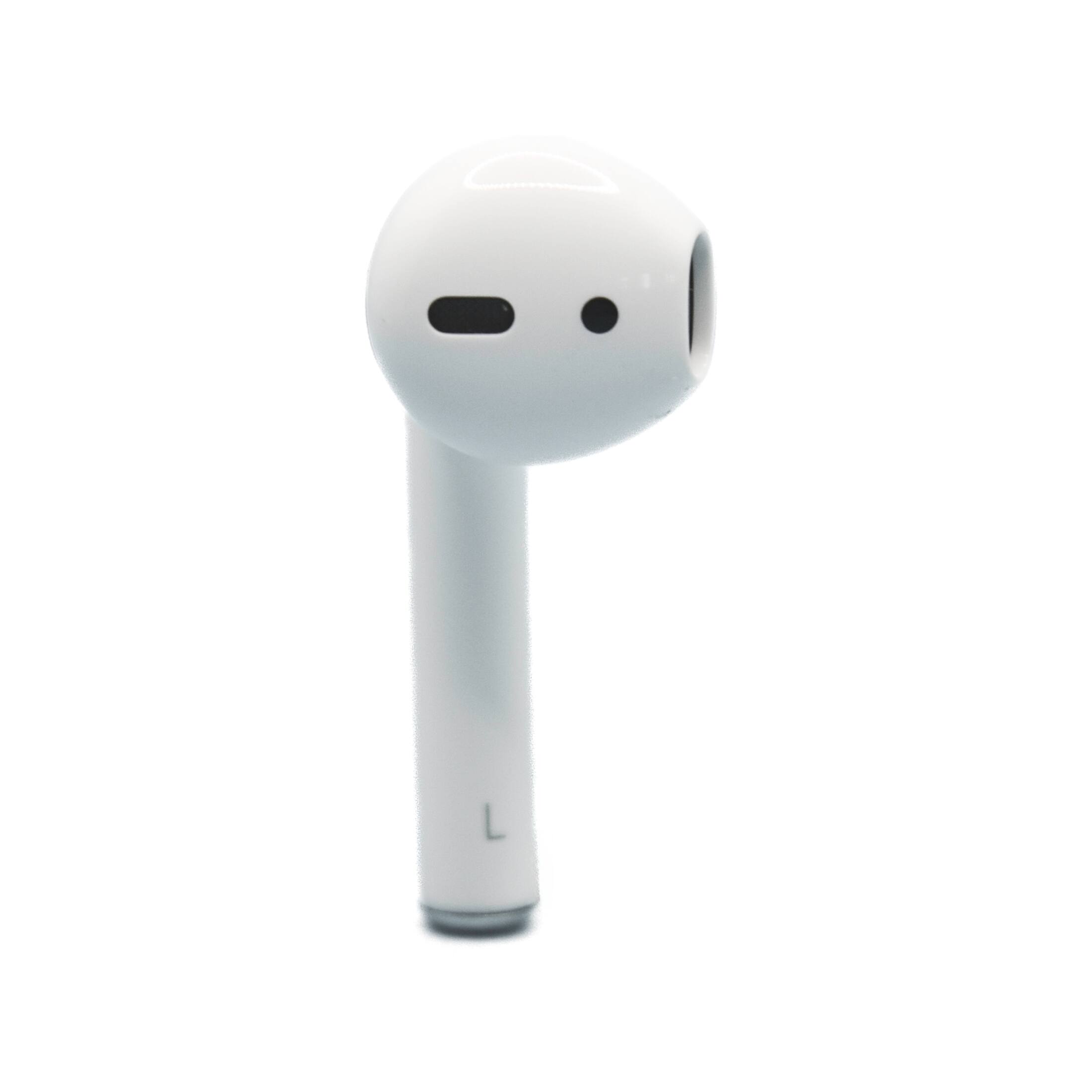 Front. Apple - Apple Left Replacement AirPod - 2nd Generation (A2031) - White.