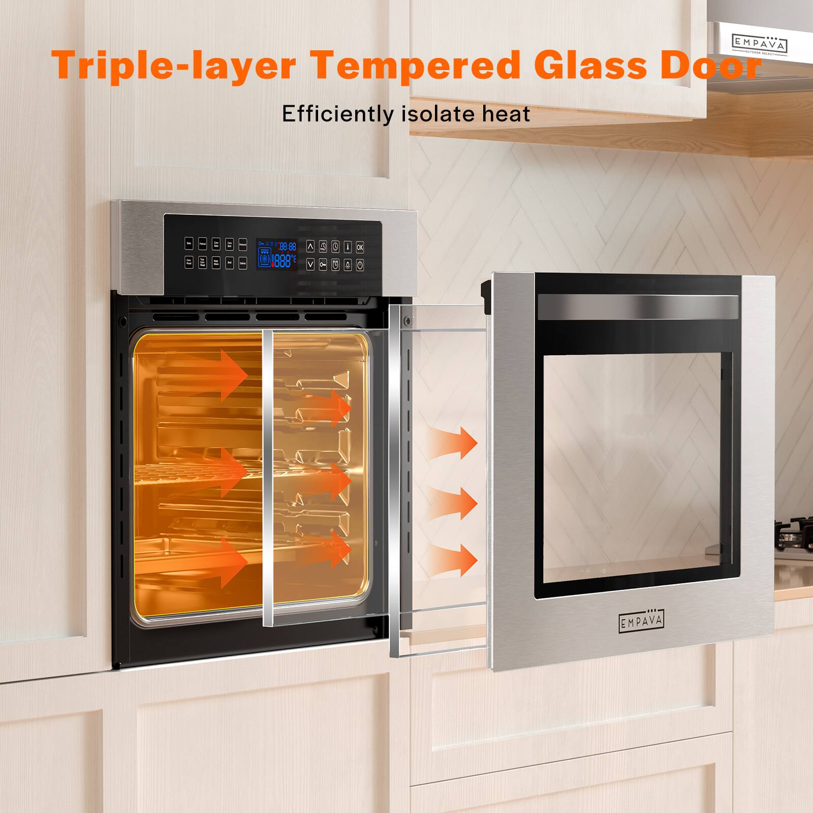 Triple-layer Tempered Glass Door Efficiently isolate heat = 2  a = .ane 98:80 - 888 A Y 2 0 0 6 I  o 3.