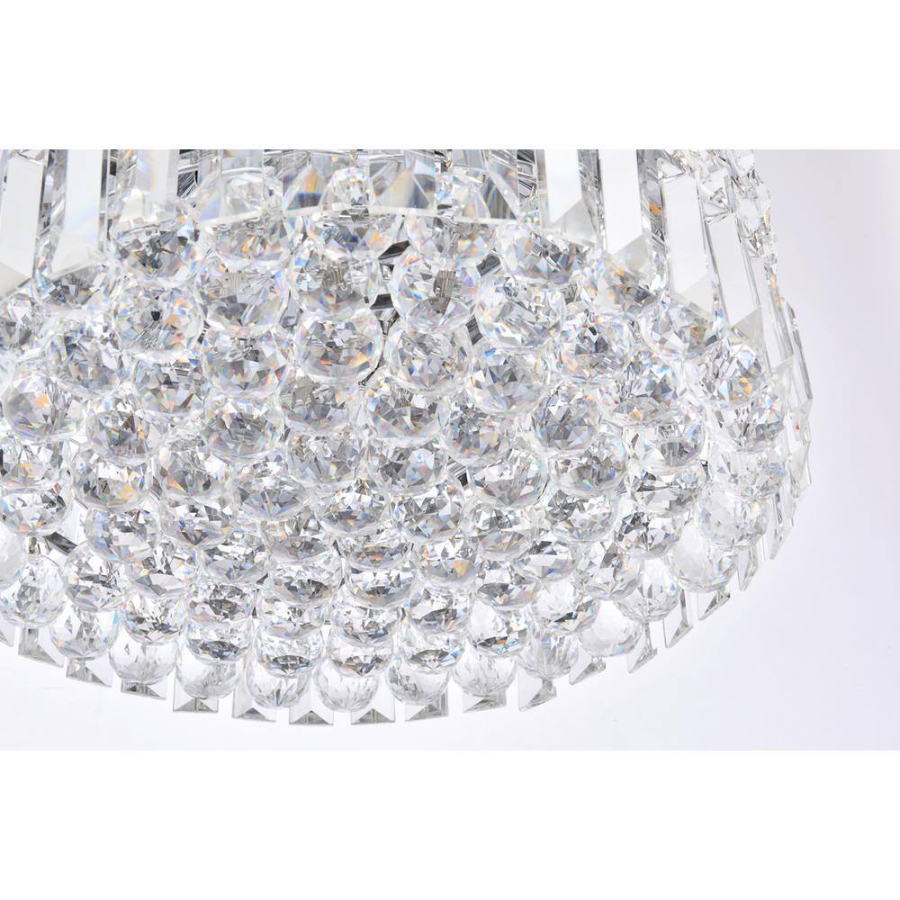 Alt View 6. Elegant Lighting - Maxime 4 light Chrome Flush Mount Clear Royal Cut Crystal - Chrome.