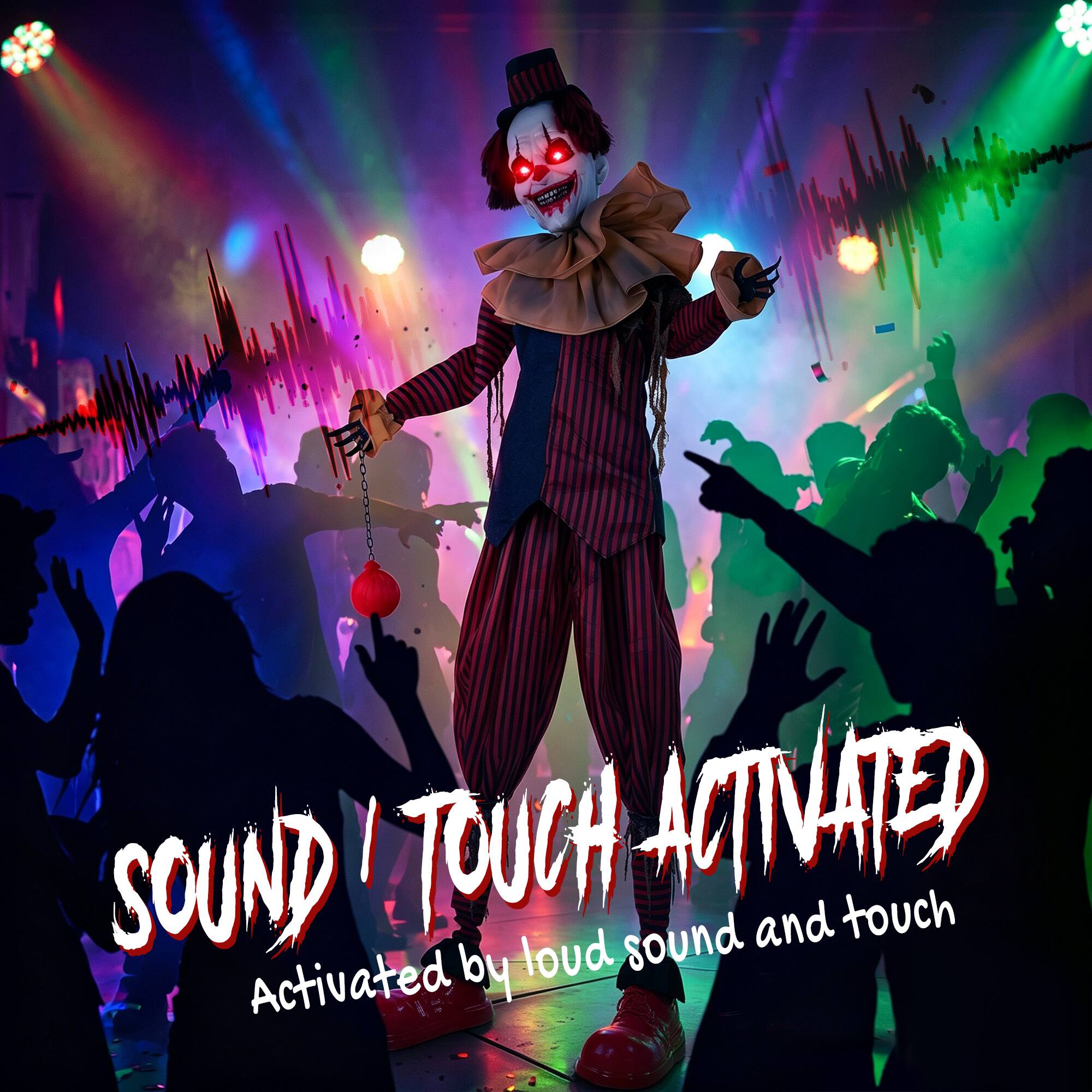 SOUND | TOUCH ACTIVATED  
Activated by loud sound and touch