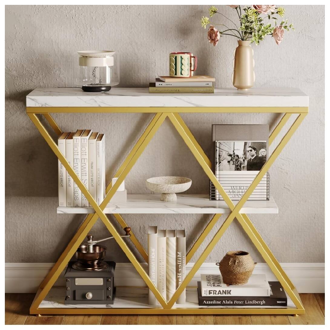 Gold Tube AND Marble White