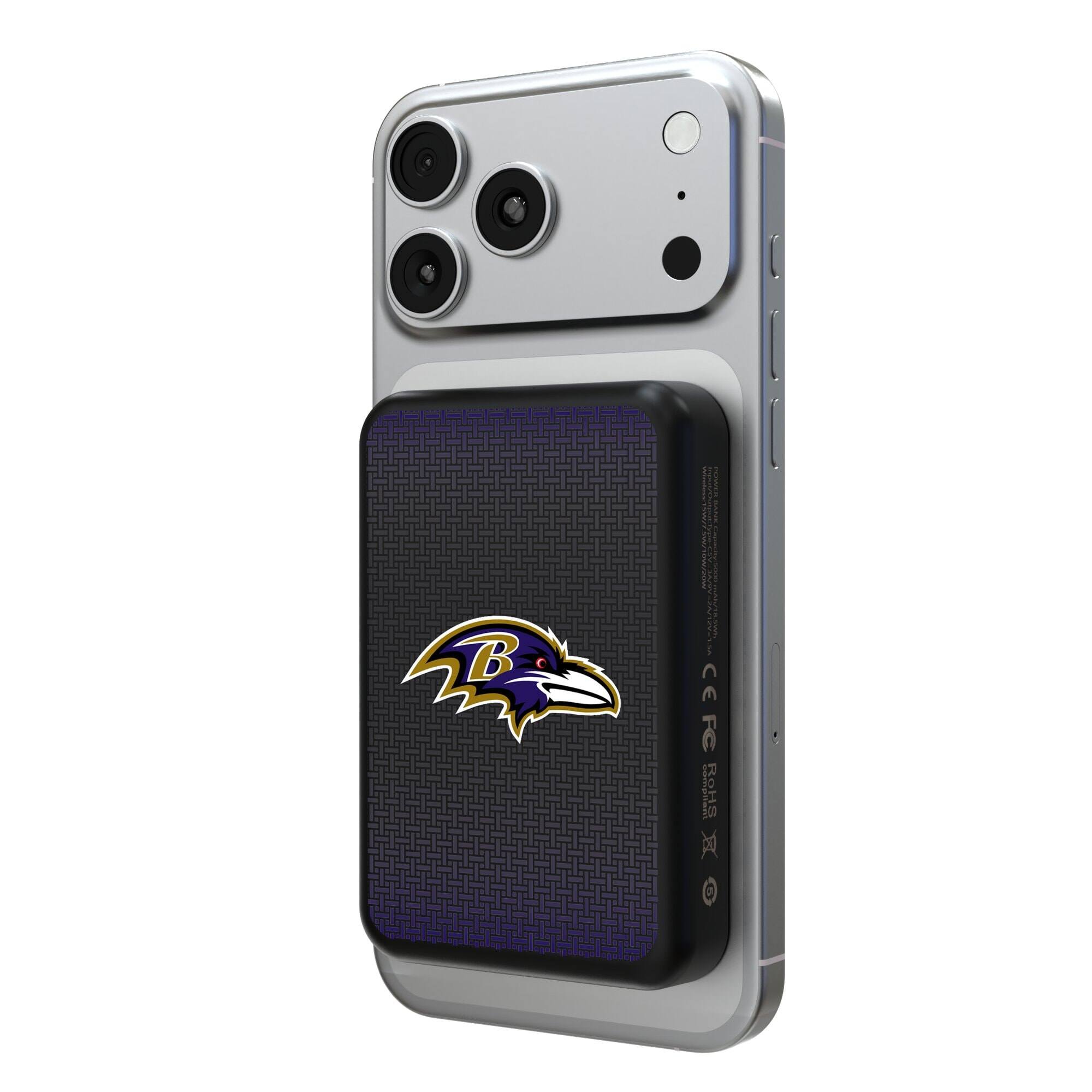 Keyscaper - Baltimore Ravens Wireless Magnetic Power Bank - Black price history on PriceWatchPro