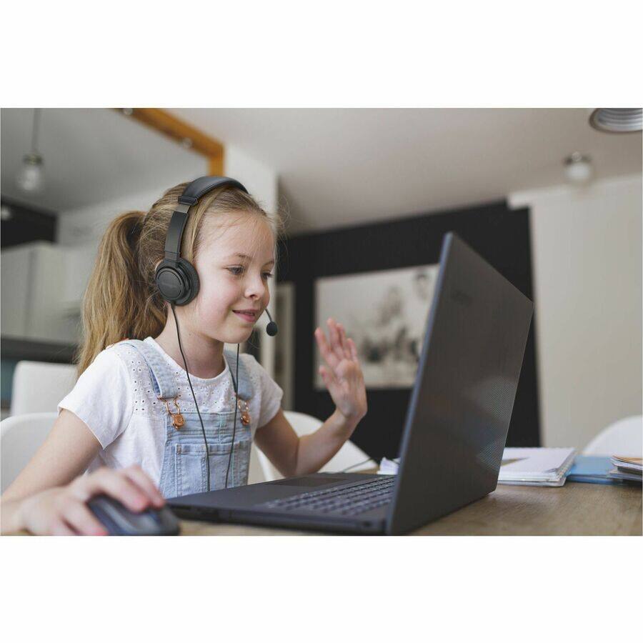 Alt View 4. Kensington - Kensington Classic EQ USB-C® Headset with Mic and Volume Control - Stereo - USB Type C - Wired - Over-the-head - Red.