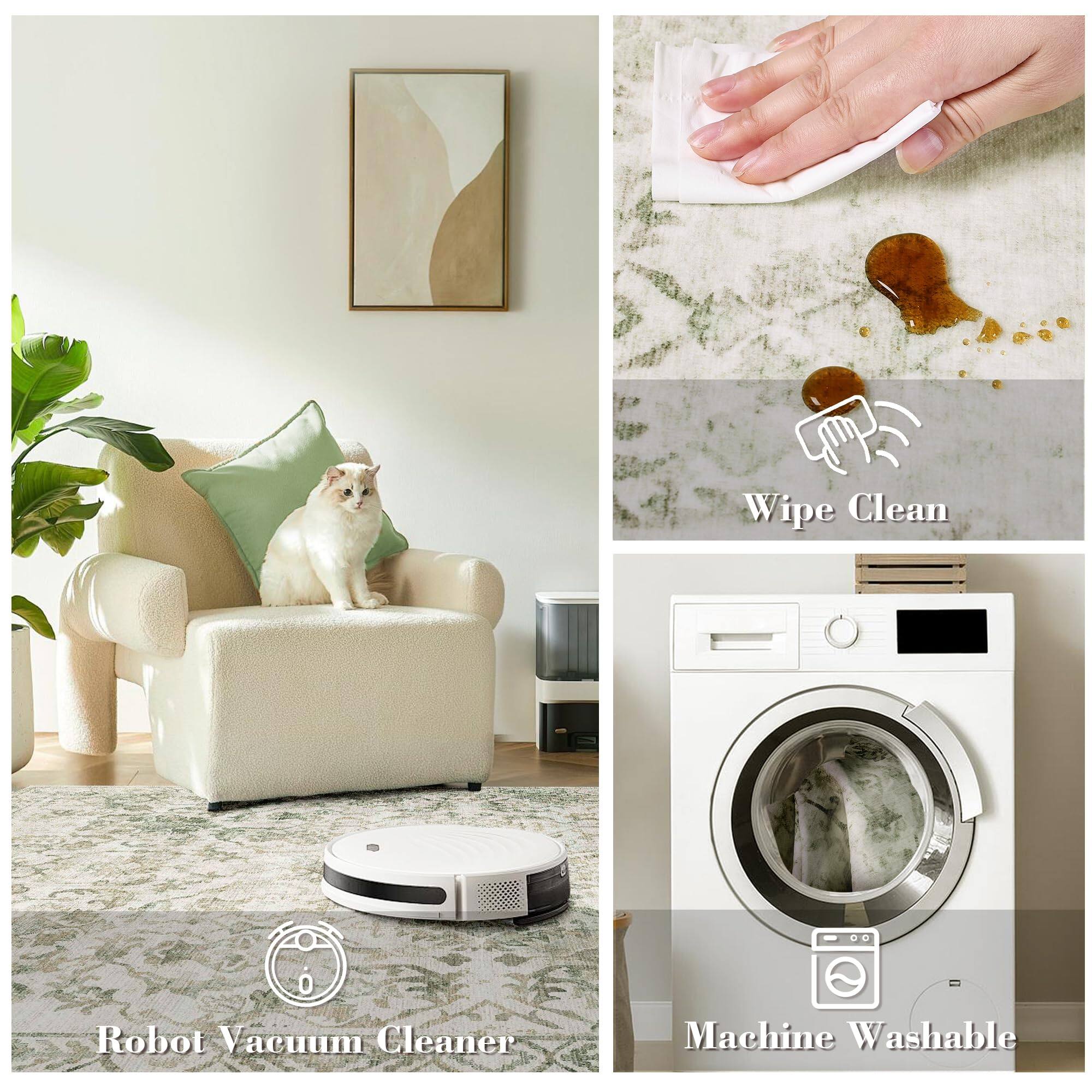 - Wipe Clean
- Robot Vacuum Cleaner
- Machine Washable