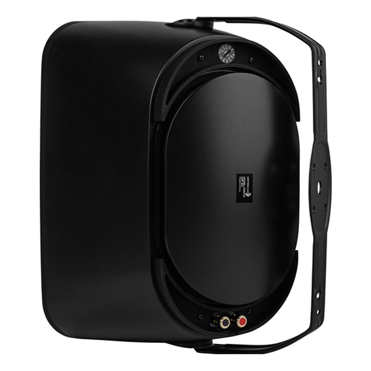 Angle. Dayton Audio - IO-Series IO8XTB Indoor/Outdoor Speaker 8" Woofer, Bass Radiator, 70V/100V Taps, 8 Ohms - Black.