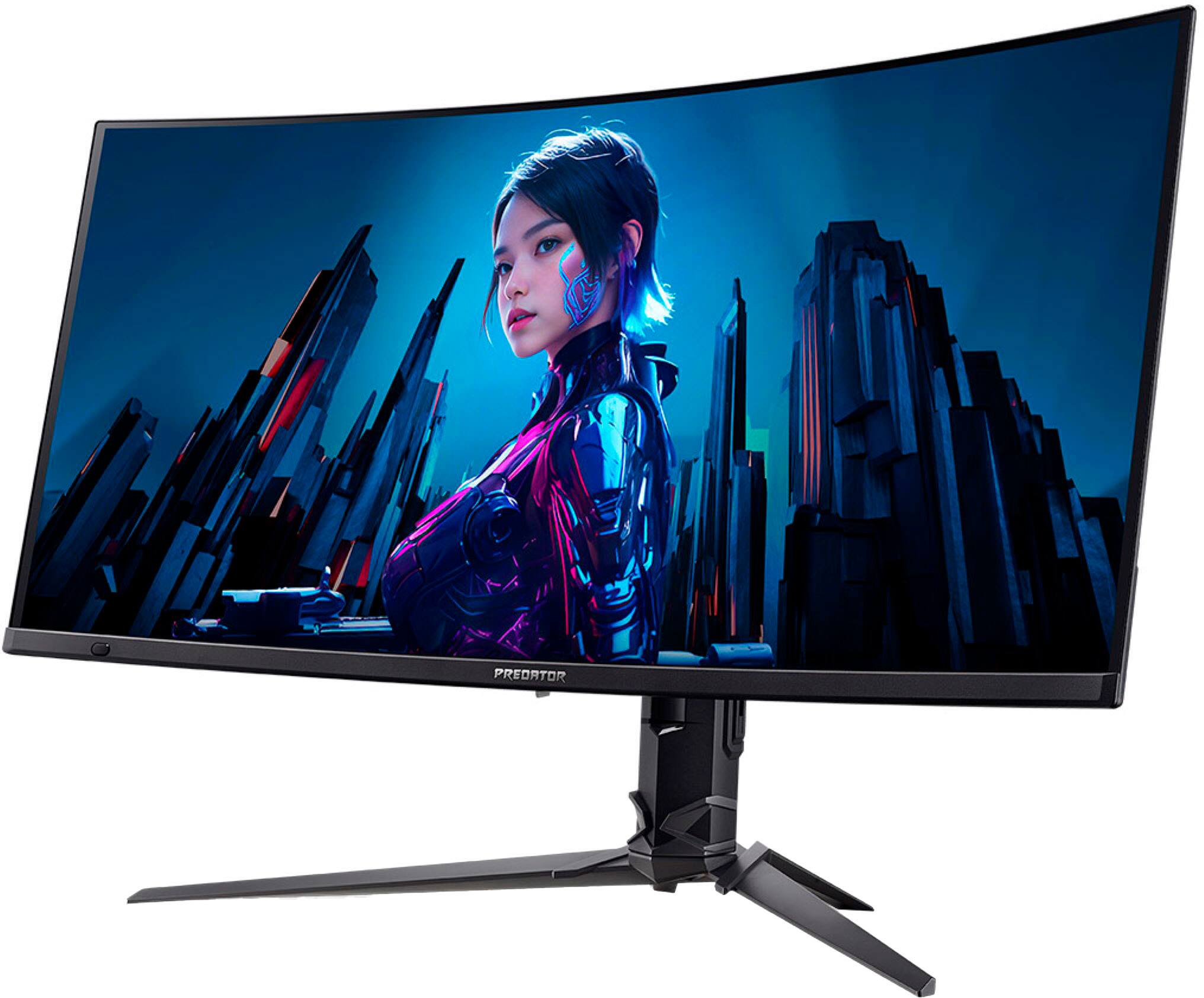 Alt View 12. Acer - Predator Gaming 34" Curved QHD QD-OLED 240Hz 0.01ms FreeSync Premium Gaming Monitor (DisplayPort, HDMI) - Black.