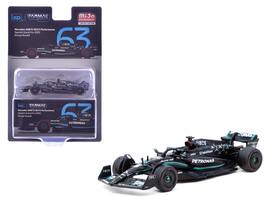 Tarmac Works - Mercedes-AMG F1 W14 E Performance #63 George Russell 3rd Place Formula One F1 Spanish GP (2023) Global64 Series 1/64 - Multicolor