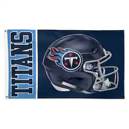 WinCraft - Tennessee Titans 3' x 5' Helmet Deluxe Single-Sided Flag - Multicolor