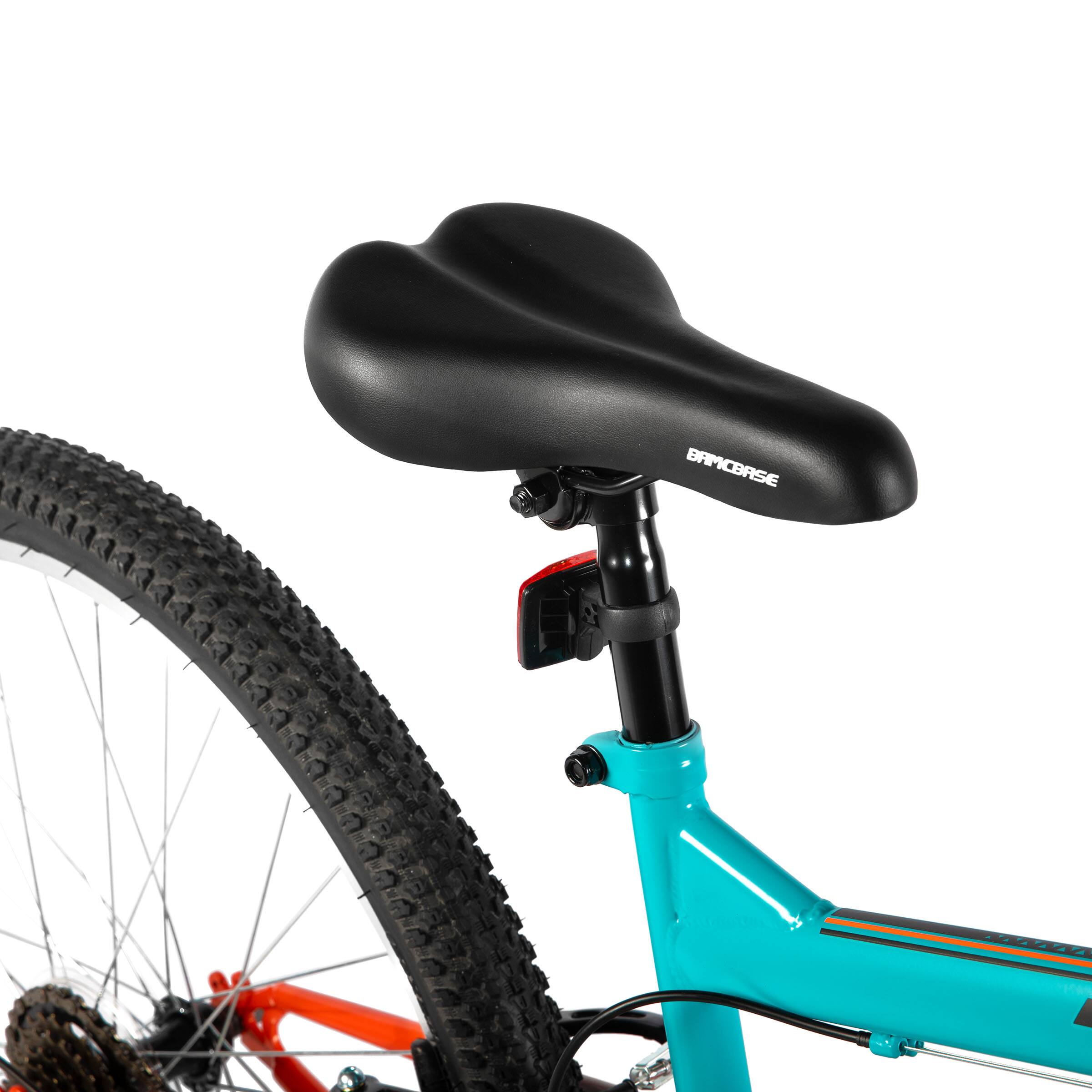 Alt View 5. HILAND - HILAND 26 Inch Full Suspension Mountain Bike for Men Women, 18-Speed Dual V-Brake MTB Bicycle, Blue - Blue.