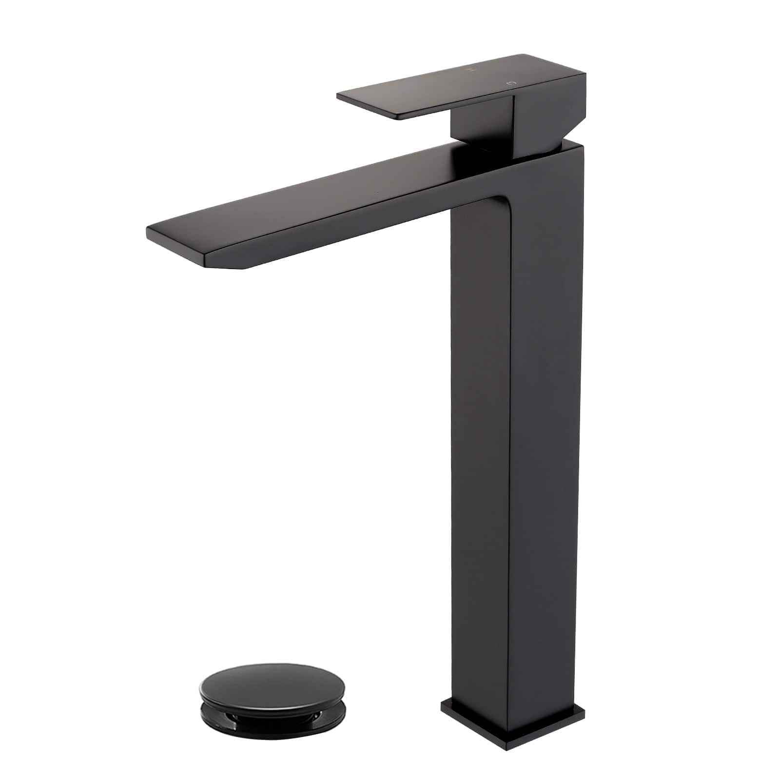 Black Faucet SUS304 Waterfall Spout cUPC Cartridge 60cm Supply Line Pop Up Drain price history on PriceWatchPro