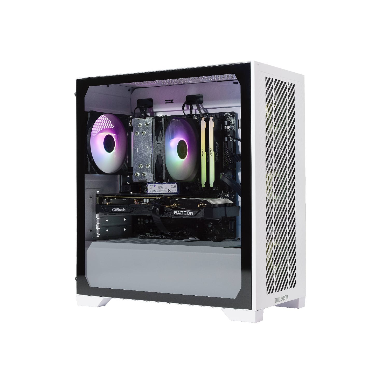 Cooler Master WHITE R5 5600GT/32GB/1TB/ RX6600 8GB Card Gaming