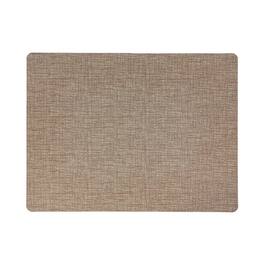 Frieling - Davanti 13"x17" Anti-Slip Rectangular Placemats - Set of 6 - Novotela Luxe Rustic Brown
