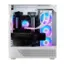 Left. iBUYPOWER - iBUYPOWER - Element White Gaming Desktop PC - AMD Ryzen 9 9900X, NVIDIA GeForce RTX 5070 12GB, 32GB DDR5 RGB,2TB NVMe - White.
