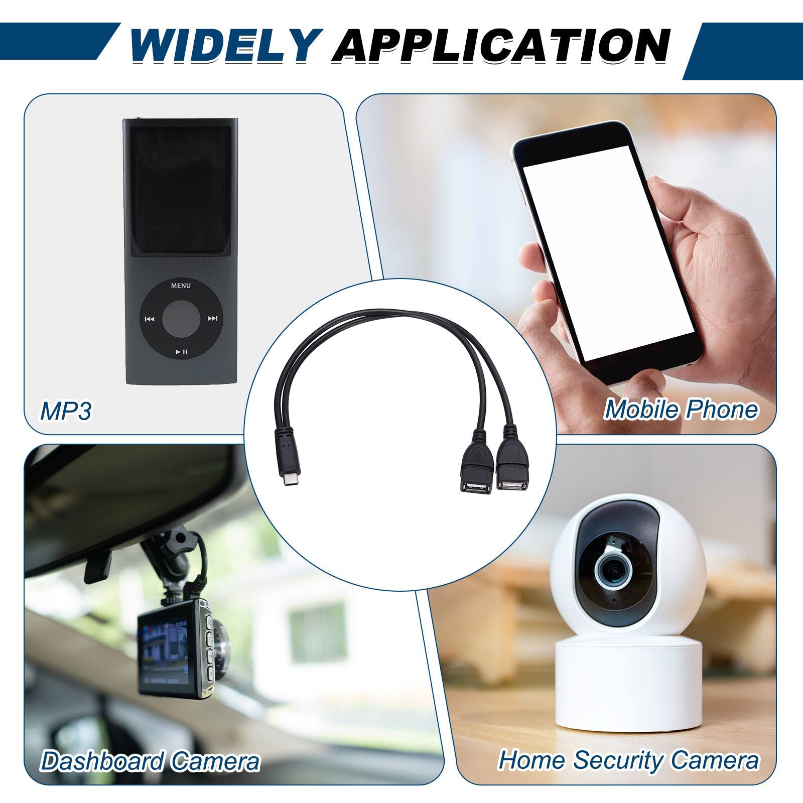 WIDELY APPLICATION

MP3
Mobile Phone
Dashboard Camera
Home Security Camera