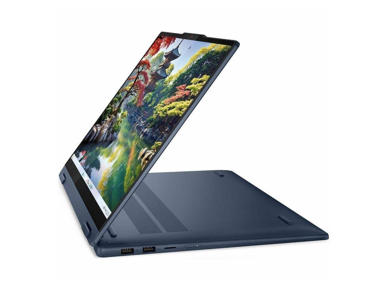 Alt View 3. Lenovo - Lenovo IdeaPad 5i Ultra 7 16GB 512GB SSD 16" Touch 2-in-1 Laptop - Slate Blue.