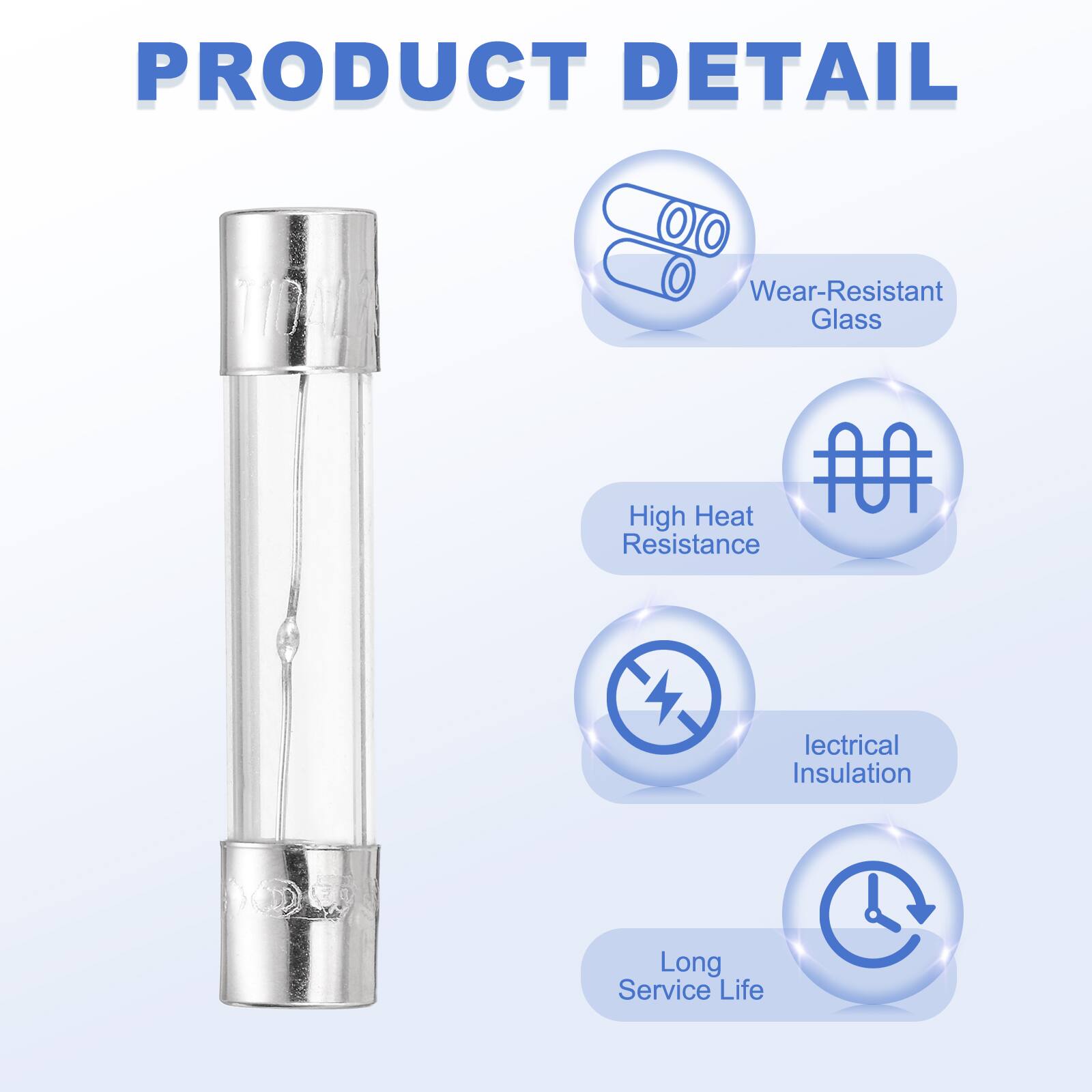 PRODUCT DETAIL  
- Wear-Resistant Glass  
- High Heat Resistance  
- Electrical Insulation  
- Long Service Life