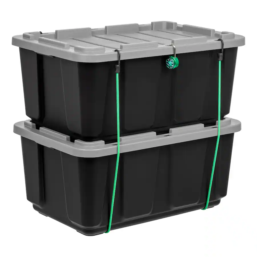 Large Body Containers IRIS USA 27Gal/108Qt Large All Weather Heavy Duty Stackable Storage ...