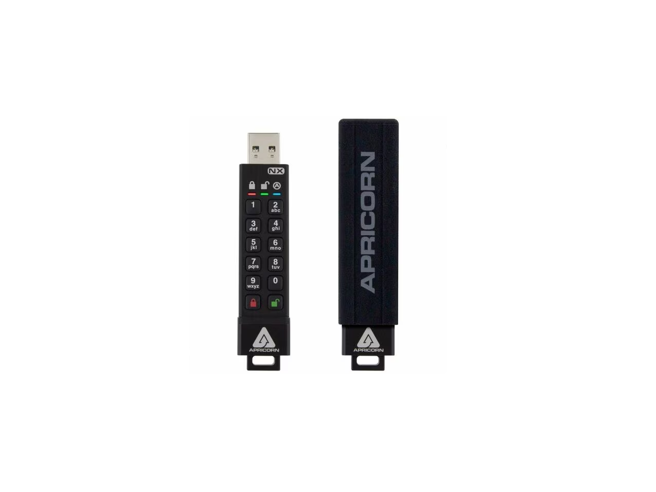 de NX A 1 2 abc 3 4 def phi 5 6 kl mno 7 8 pqrs tuv 9 0 wxyz APRICORN APRICORN APRICORN