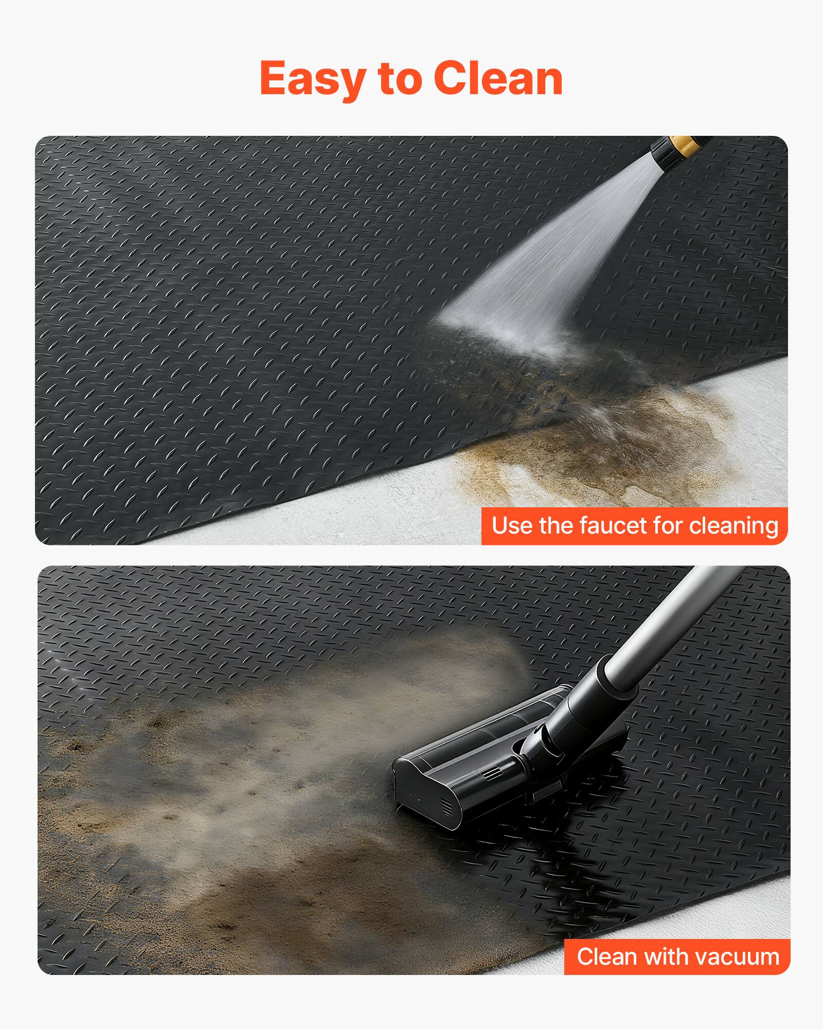 Easy to Clean

Use the faucet for cleaning

Clean with vacuum