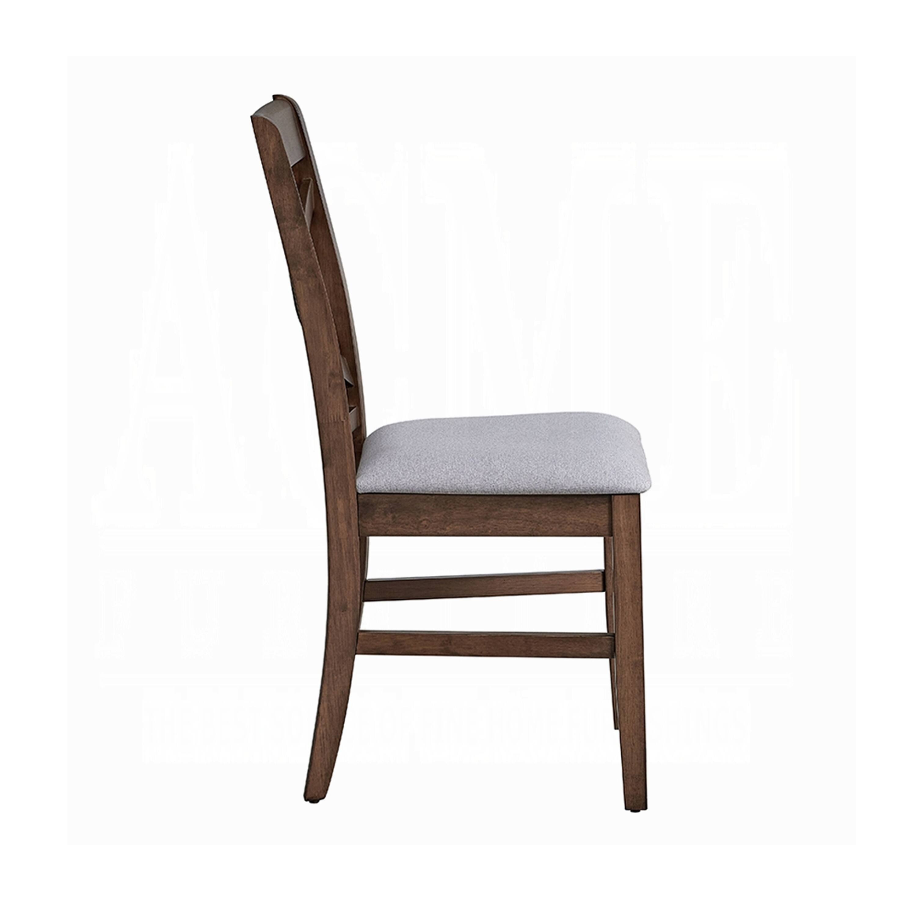 Alt View 3. Manhattan Lane - Feri Side Dining Chair Set of 2 - Brown, Gray.