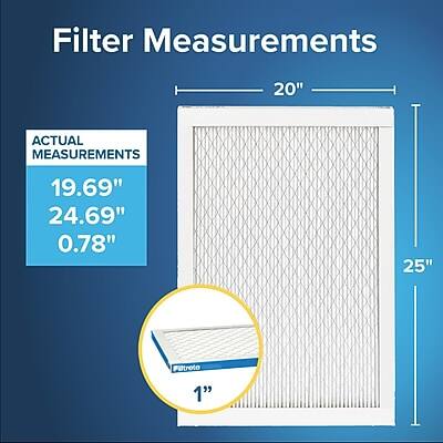 Filter Measurements

20"  
25"

Actual Measurements  
19.69"  
24.69"  
0.78"

Filtroto  
1"