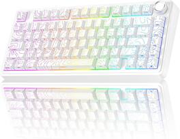 Core Tech - F75 Pro 75% Wireless Mechanical Keyboard with Star Vector Switches - Line White