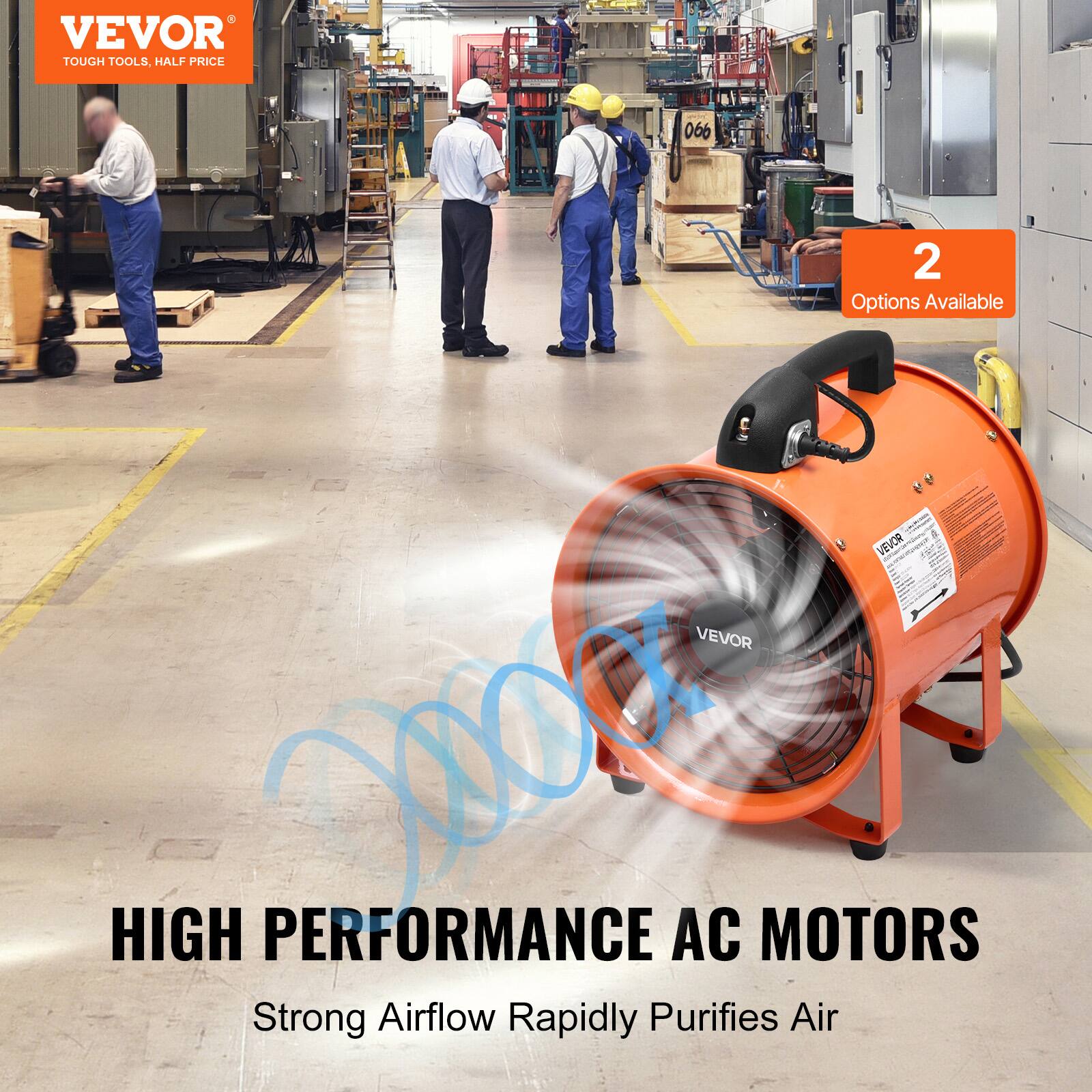 VEVOR TOUGH TOOLS, HALF PRICE

066

2 Options Available

VEVOR

HIGH PERFORMANCE AC MOTORS
Strong Airflow Rapidly Purifies Air