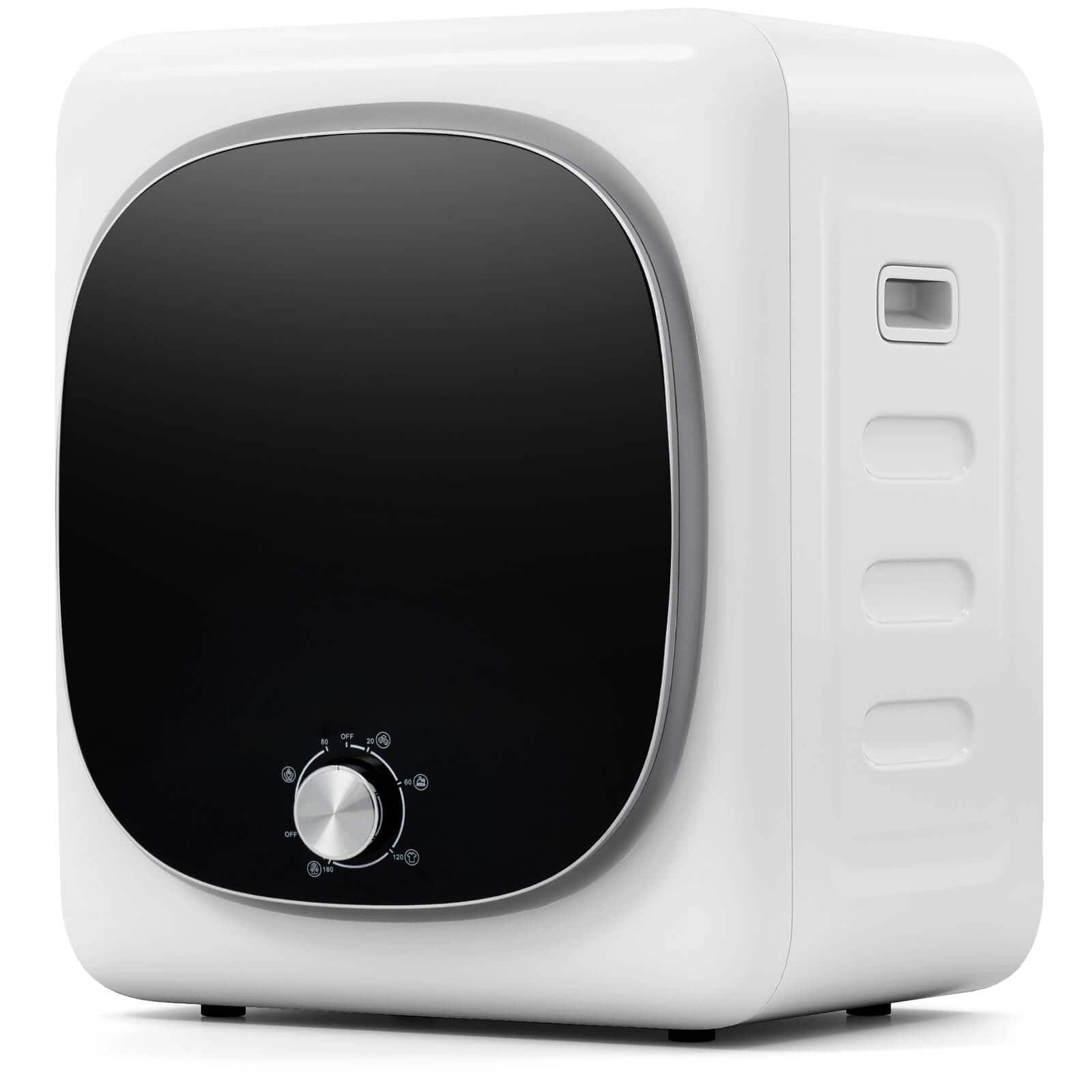 Front. Costway - Costway 800W Electric 1.5 cu.ft Compact Drying Machine with Stainless Steel Tub 5 Modes - White.