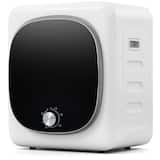 Costway - 800W Electric 1.5 cu.ft Compact Drying Machine with Stainless Steel Tub 5 Modes - White