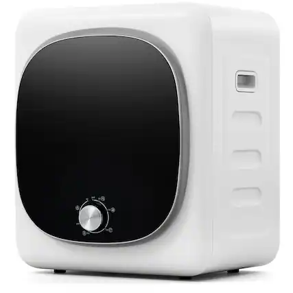 Front. Costway - Costway 800W Electric 1.5 cu.ft Compact Drying Machine with Stainless Steel Tub 5 Modes - White.