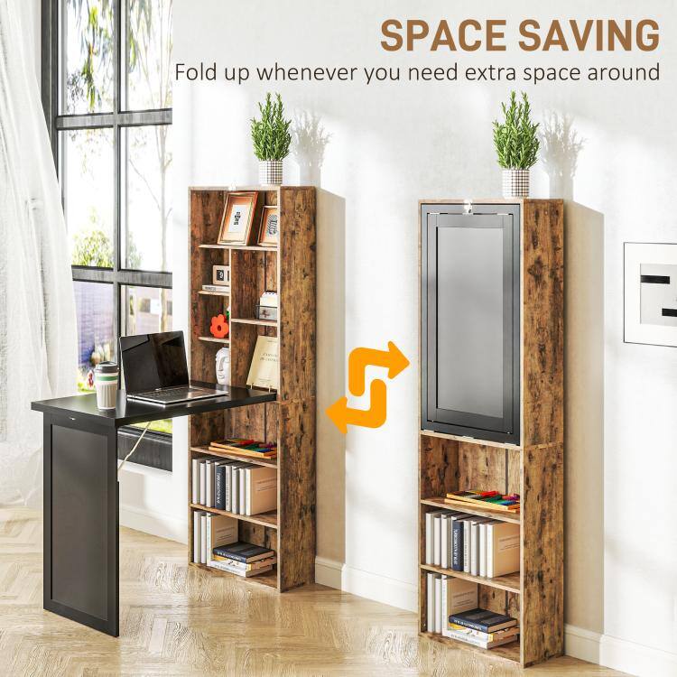 SPACE SAVING  
Fold up whenever you need extra space around