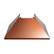 Back. ZLINE - ZLINE 30 in. Ducted Satin Stainless Steel Wall Mount Range Hood with Copper Shell - Copper.