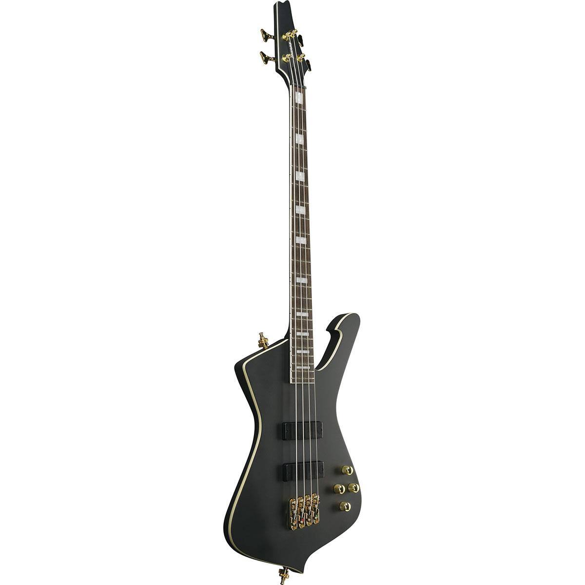 Alt View 2. Ibanez - Ibanez ICB Series ICB620 Electric Bass Guitar, Black Flat.