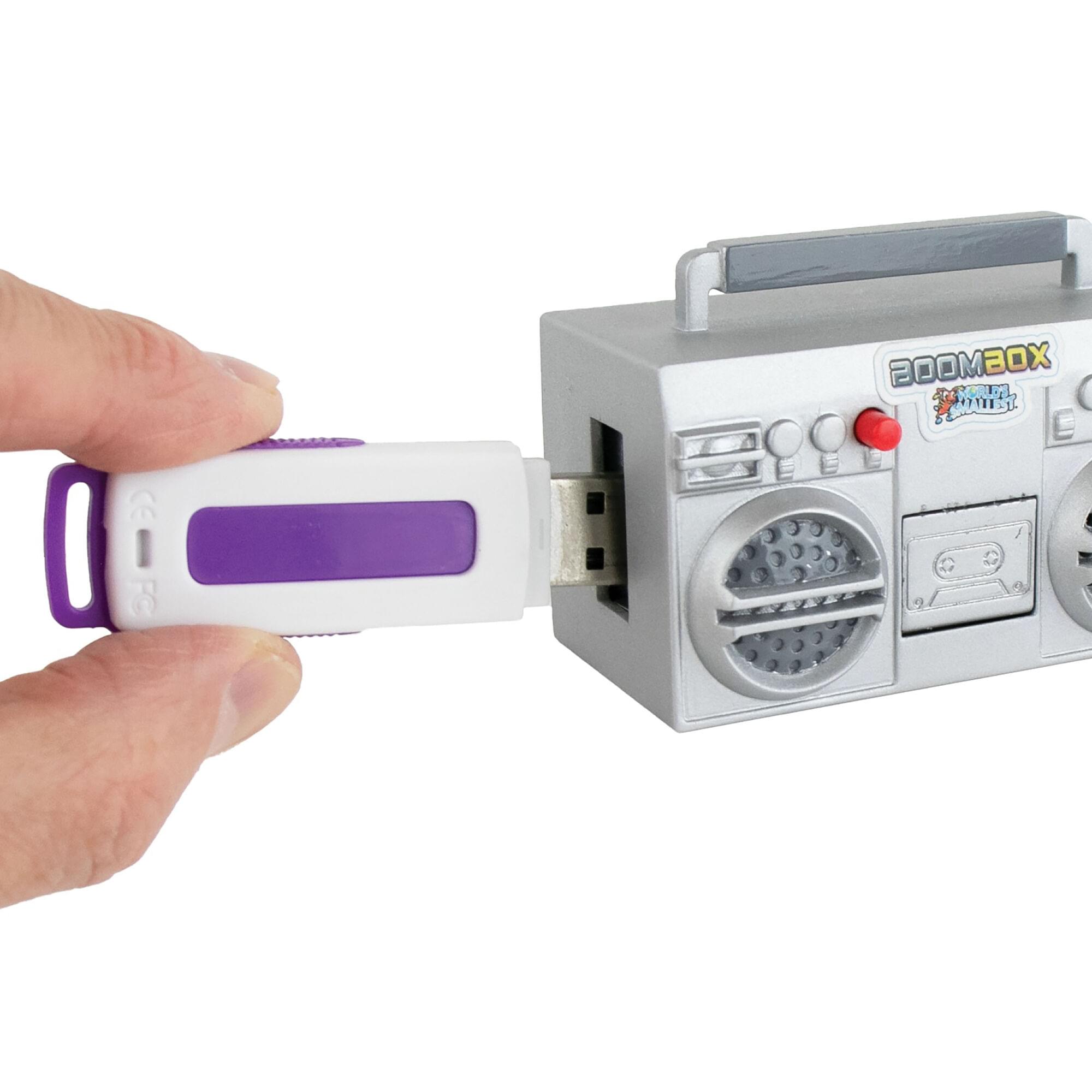 Super Impulse World's Smallest Boom Box Silver 5332 - Best Buy