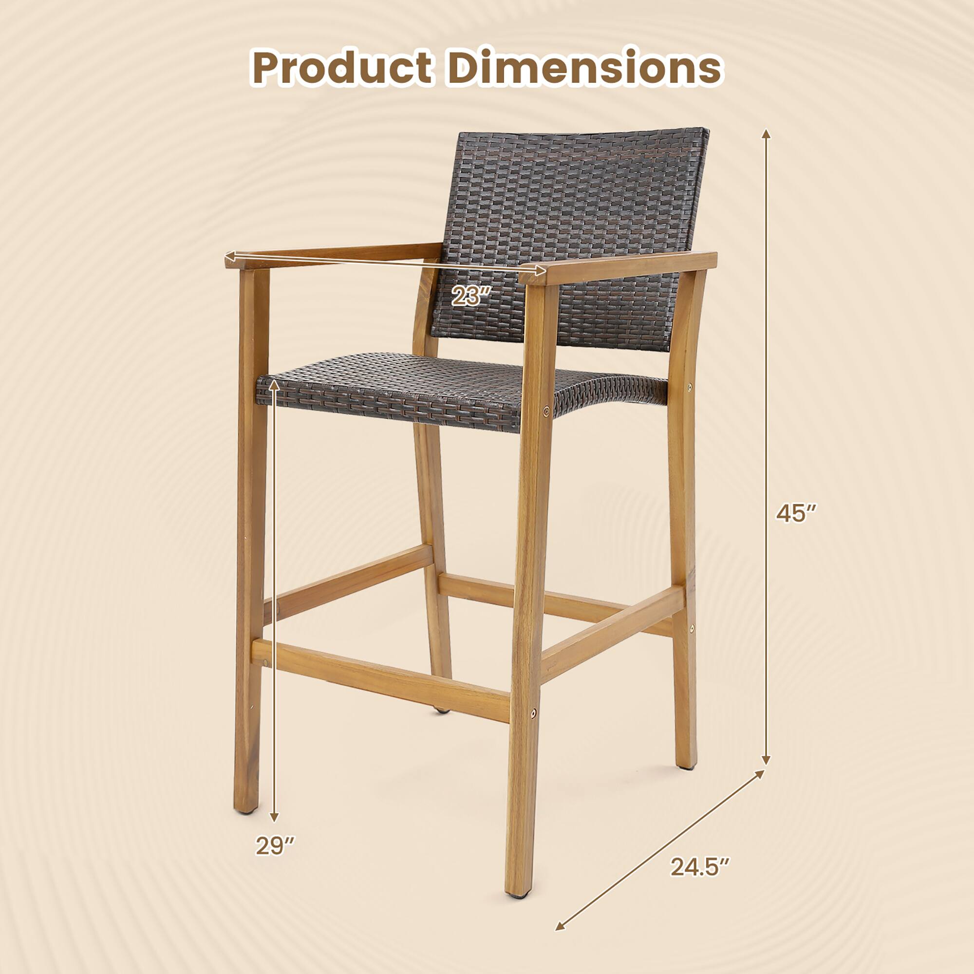 Product Dimensions: 23" x 45" x 29"