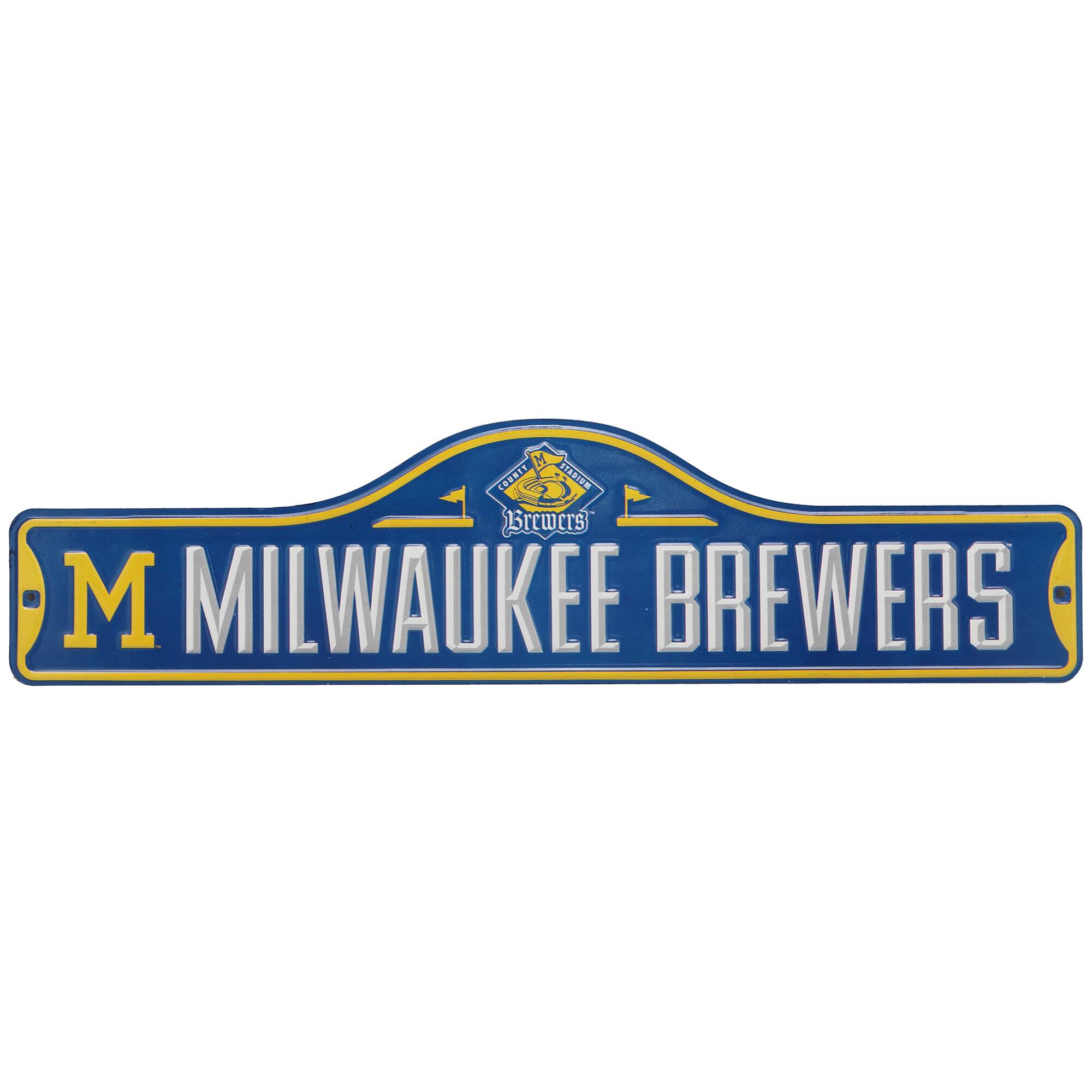 Open Road Brands - 5'' x 20'' Metal Street Sign - Multicolor