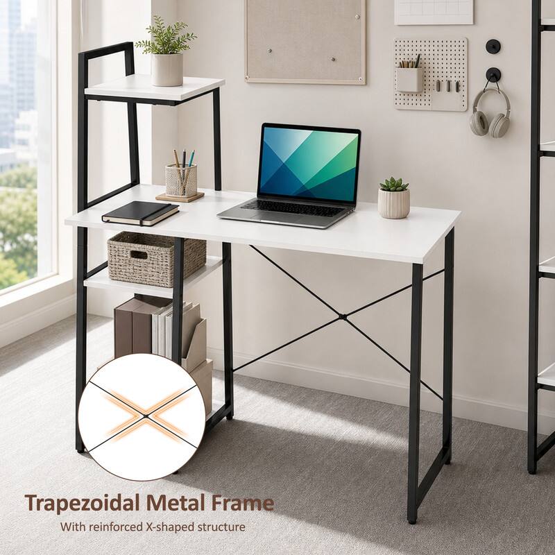 Trapezoidal Metal Frame With reinforced X-shaped structure