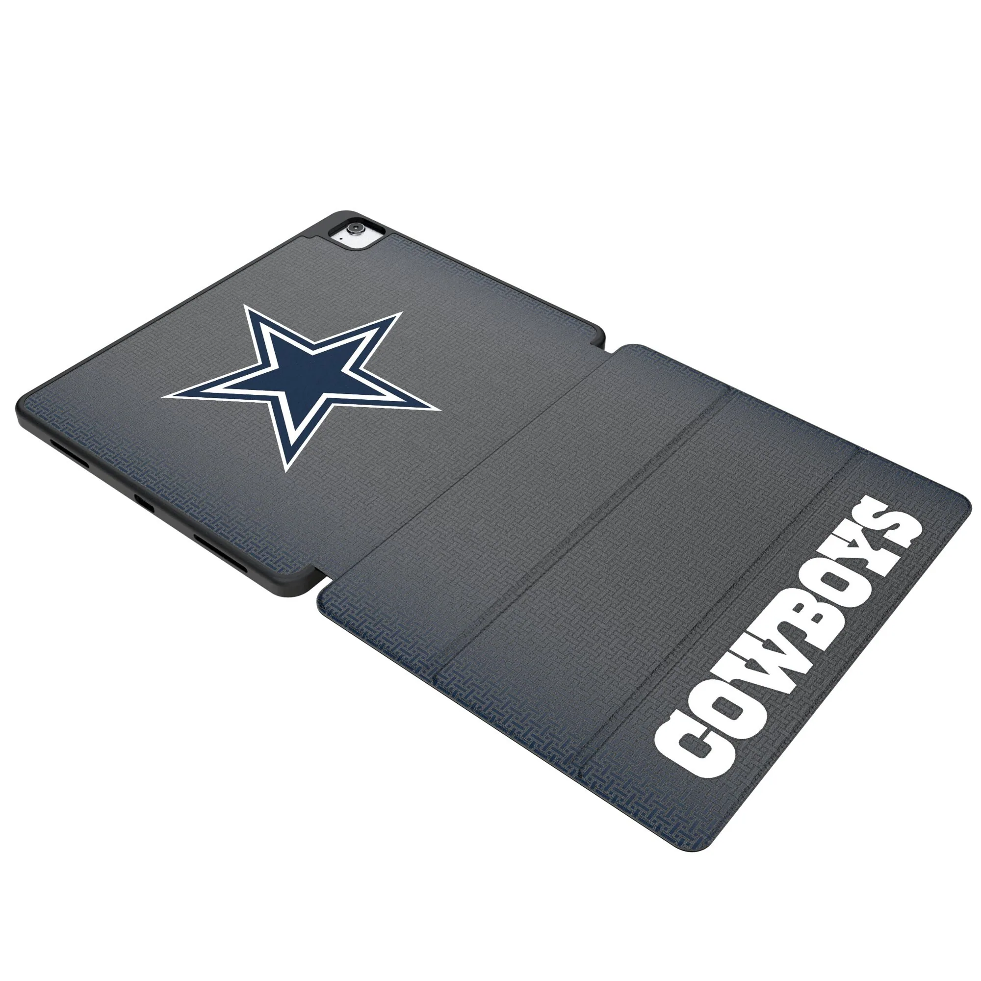 Front. Keyscaper - Dallas Cowboys iPad Case - 4/5 Gen Air - Black.