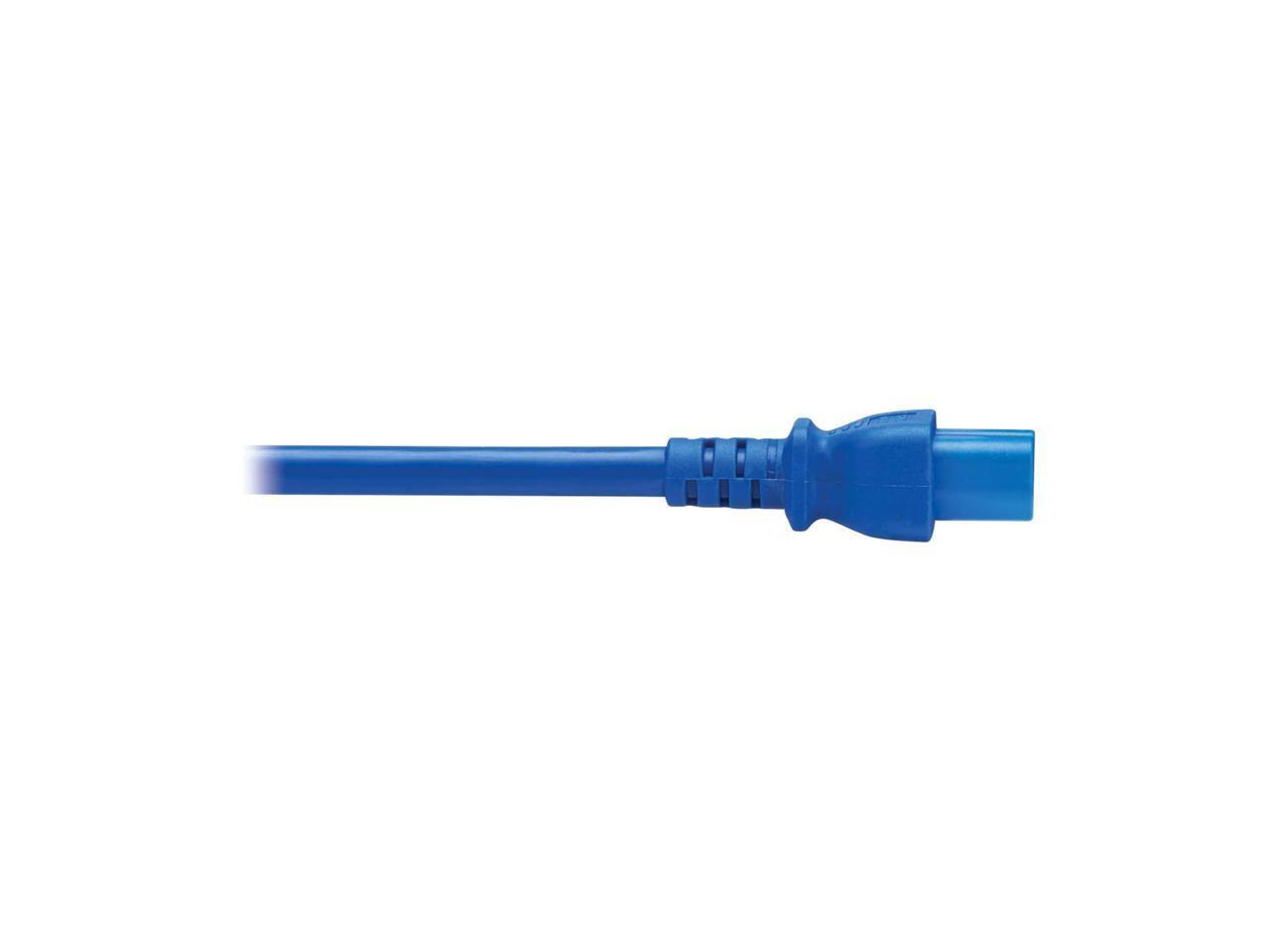 Alt View 5. Eaton - Eaton Tripp Lite Series 6ft PDU Power Cords C15 to P-Lock C14 Blue 6 Pack - Blue.