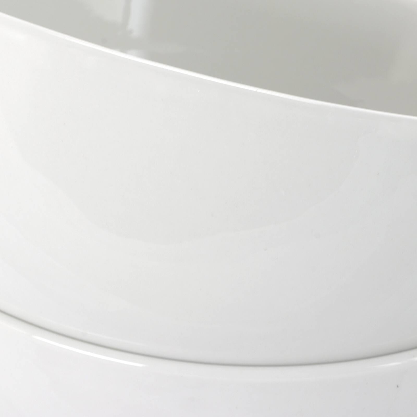 Alt View 2. Gibson - Gibson Home 2 Piece 7 Inch Ceramic All-Purpose Round Bowl Set in White - White.