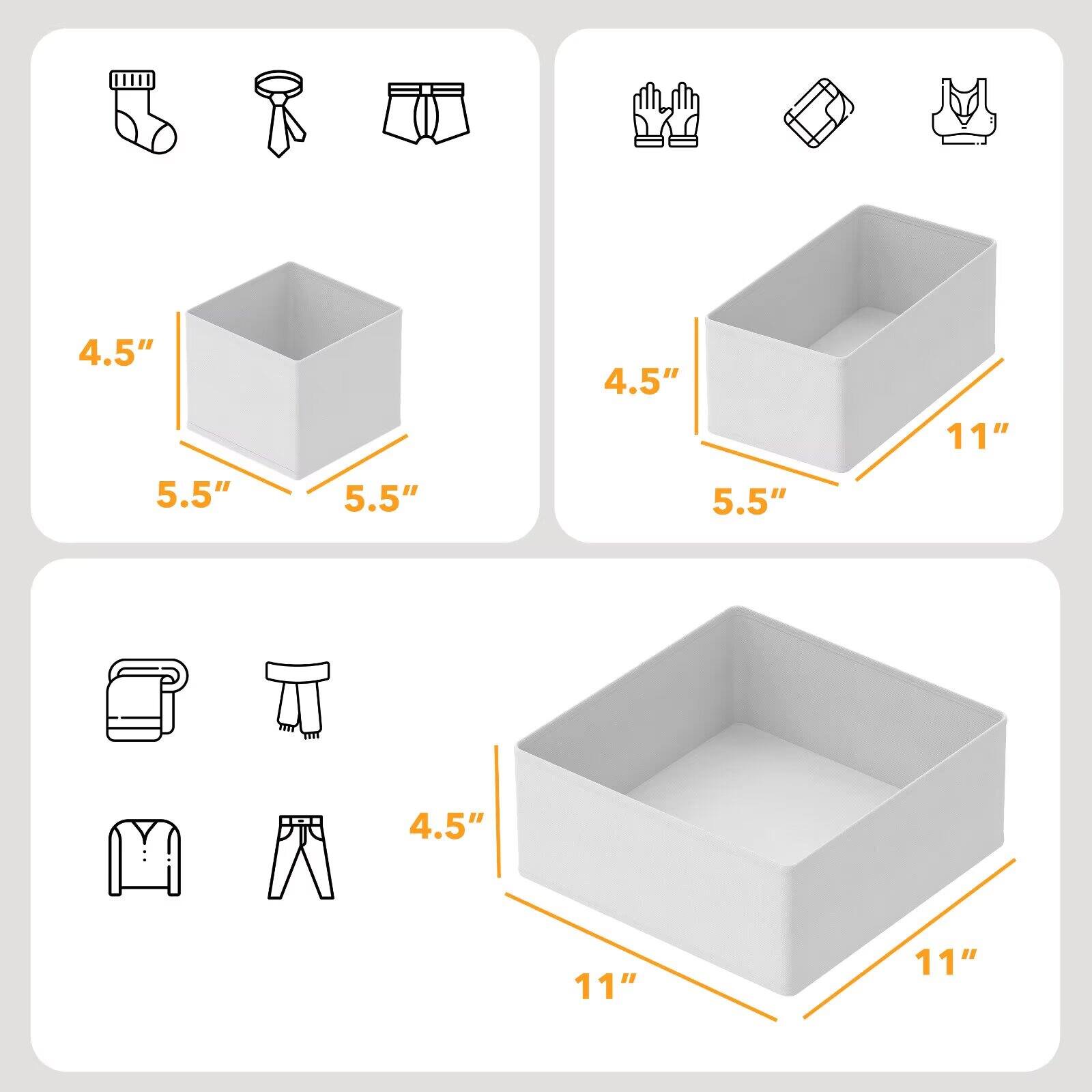 4.5" 4.5" 11" 5.5" 5.5" 5.5" 4.5" 11" 11"