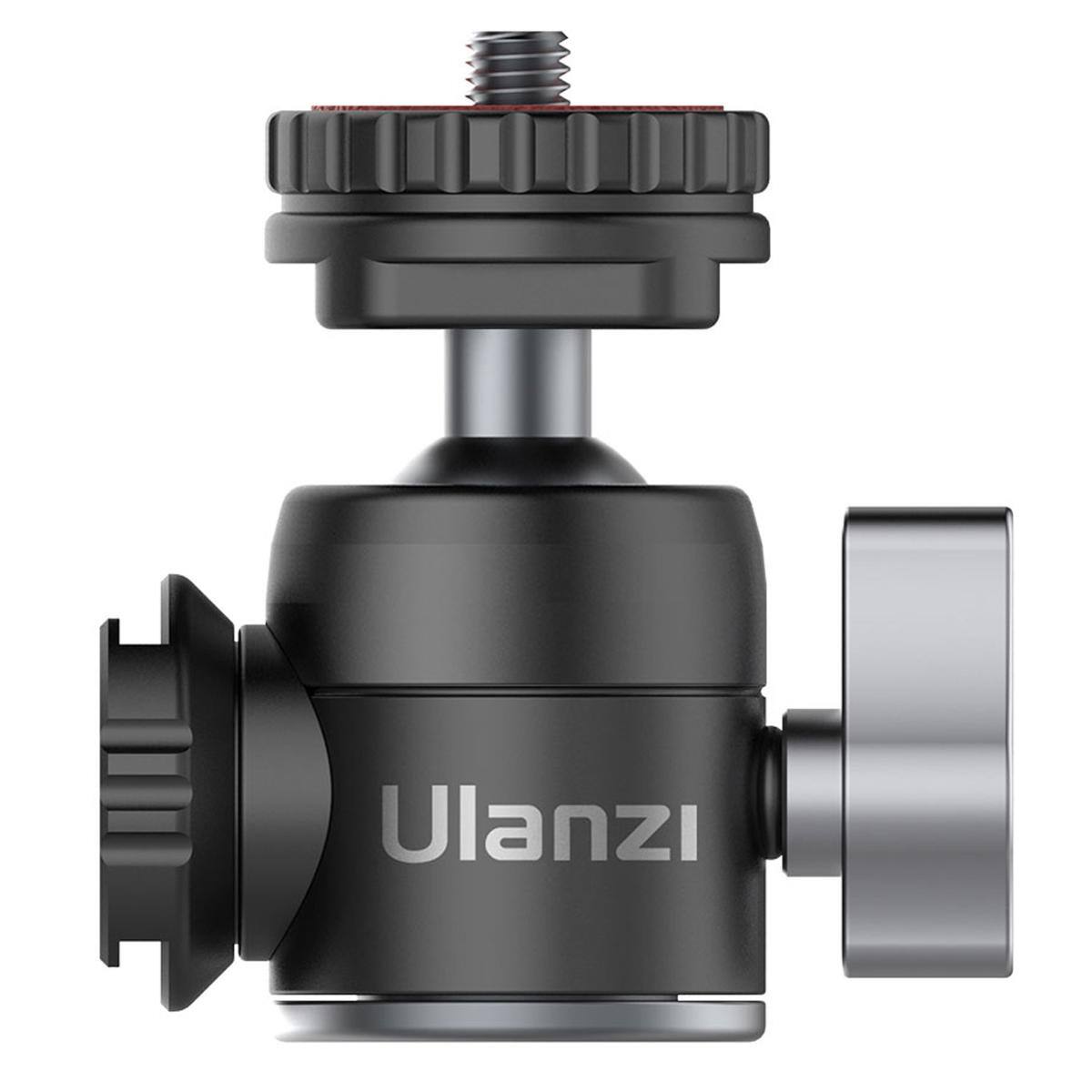 Alt View 2. Ulanzi - Ulanzi U-60 Mini Tripod Ball Head with Dual Cold Shoe.