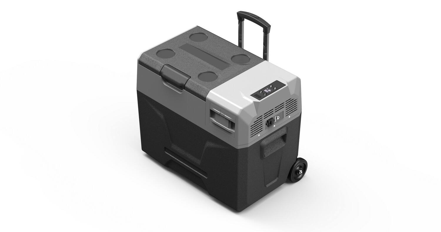 Back. Glarewheel - Glarewheel Electric Cooler Iceless Portable Refrigerator 50L - Black.