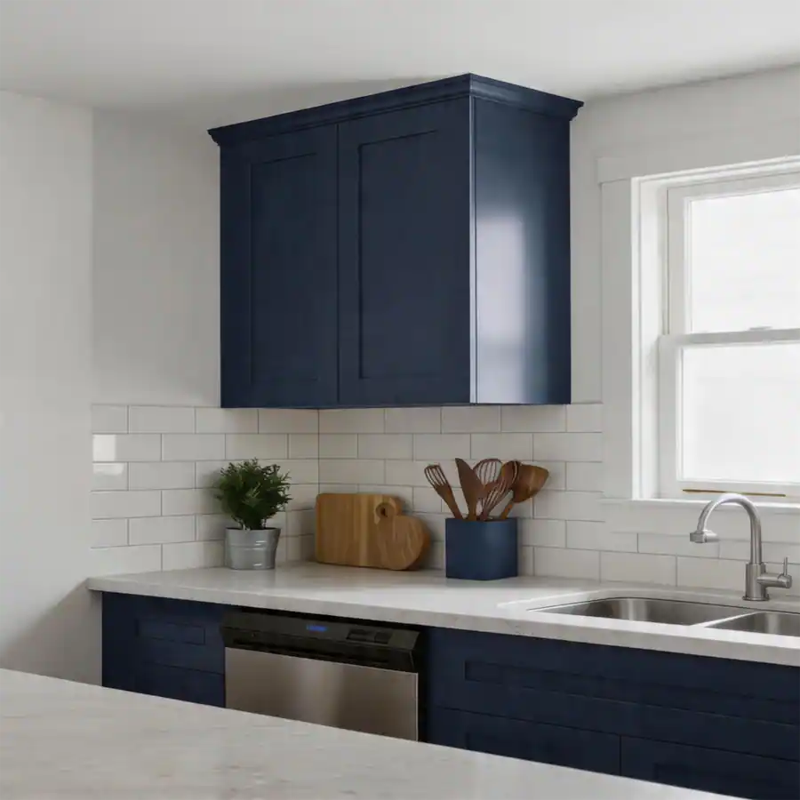 Boyel Living Shaker Wall Cabinet with Double Door 36 in L x 12 in W x ...