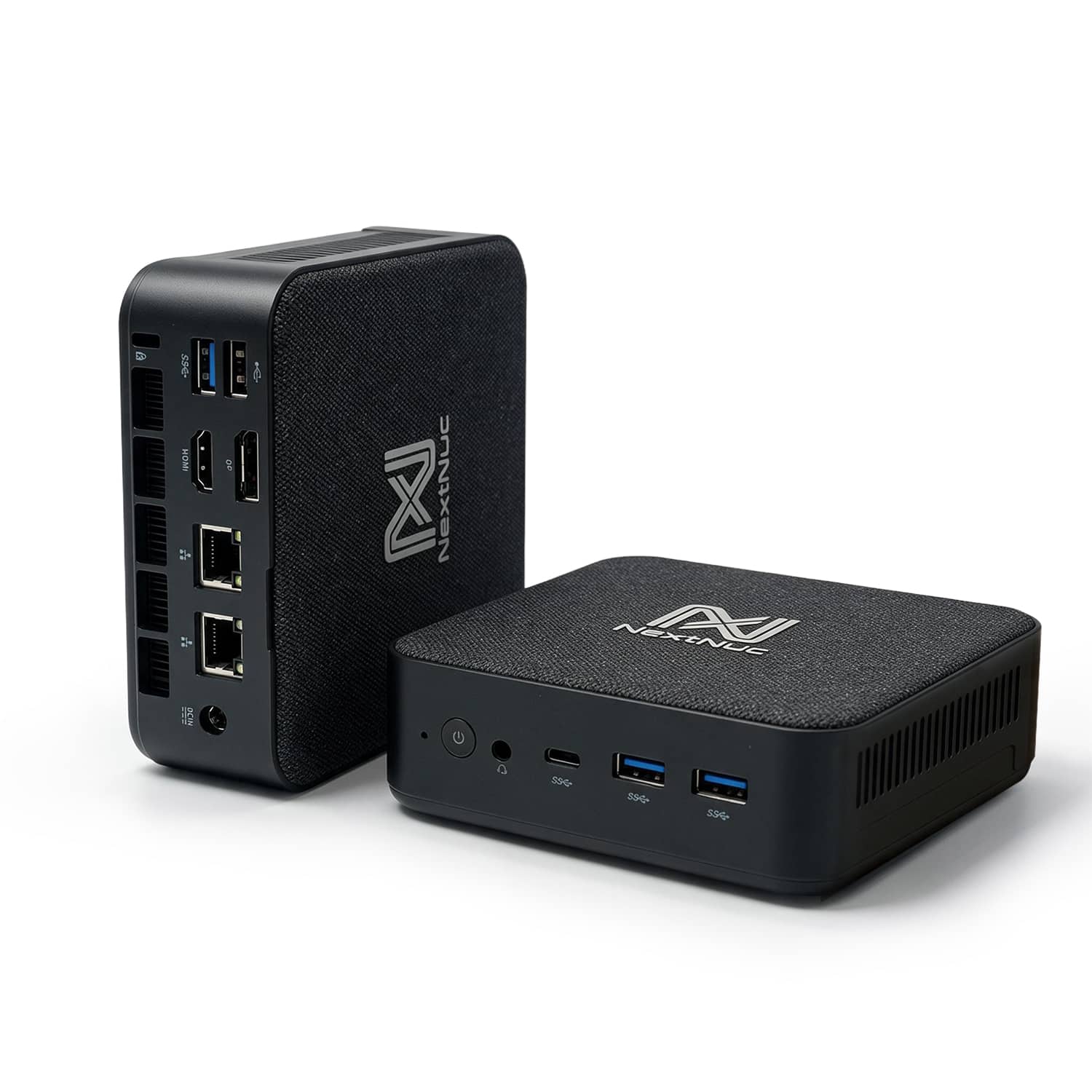NextNuc - AMD RYZEN3501U Mini Desktop (Ryzen 5 3500U, 16GB, 512GB SSD, WiFi 6, Bluetooth 5.1, Win 11 Pro) - Black