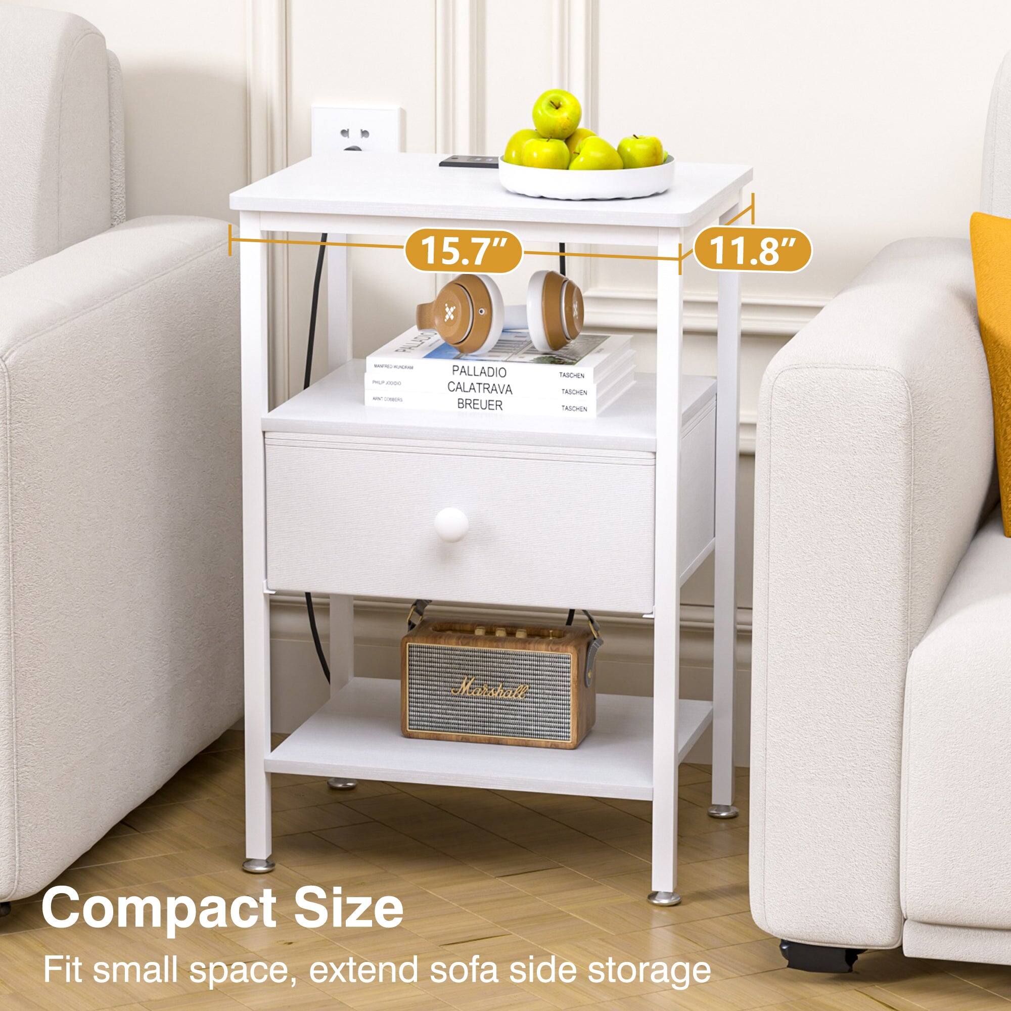 15.7" 11.8"  
PALLADIO CALATRAVA BREUER INACres TANIMEN TAGORE Marshatt  
Compact Size  
Fit small space, extend sofa side storage