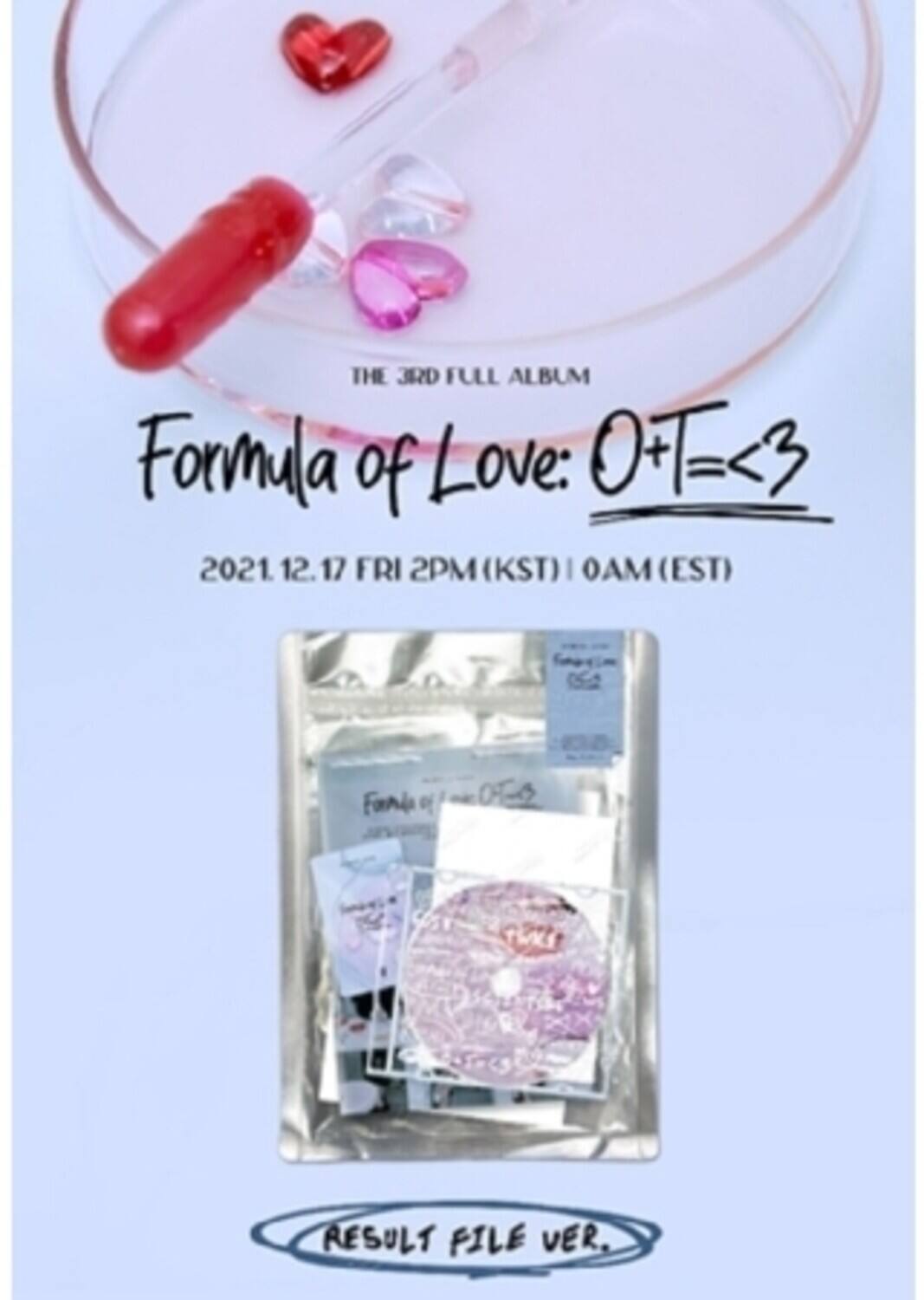 TWICE - Formula Of Love: O+T=<3 (Result File Version) (incl. Photobook, Photocard, Twind Photo + - COMPACT DISCS [CD]