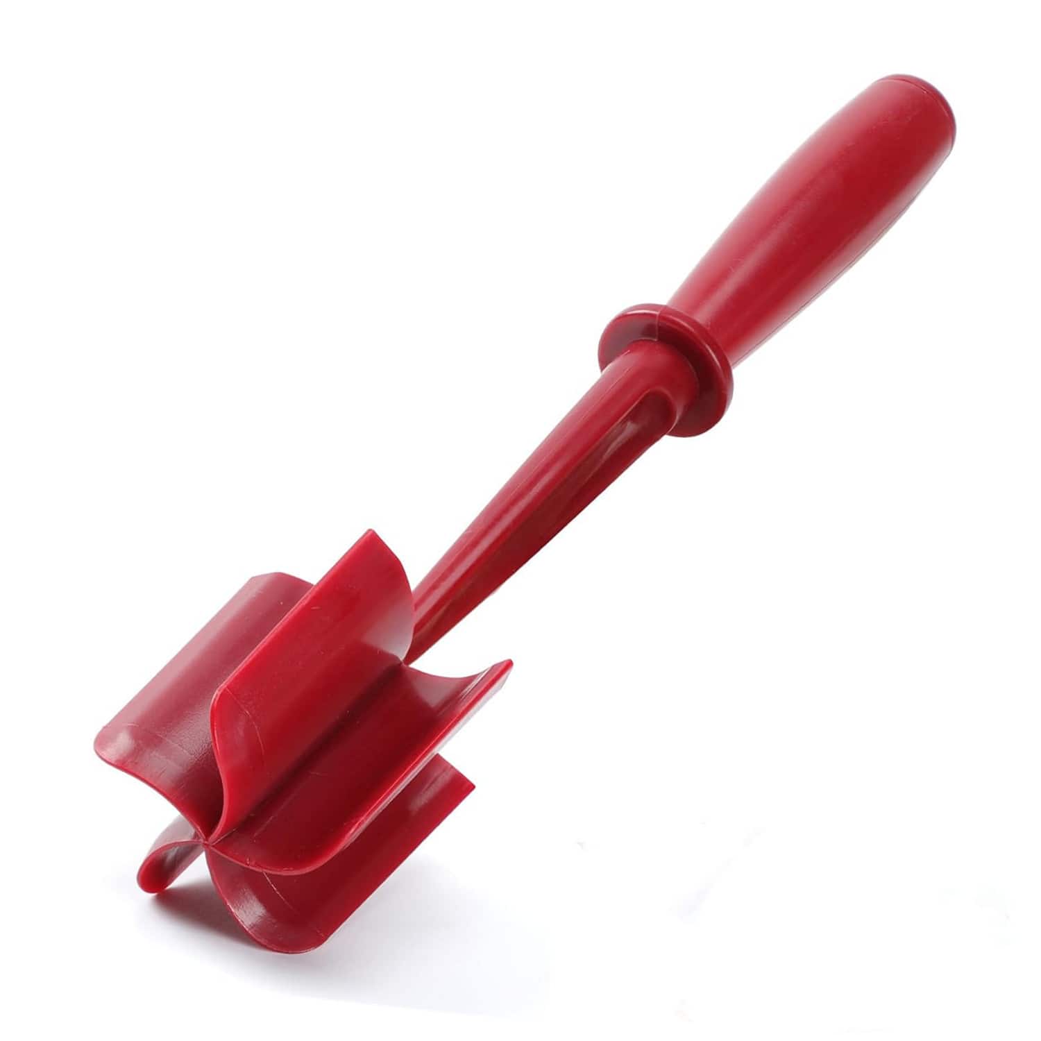Giantpower - Heat-Resistant Meat and Potato Masher, 5-Blade Ground Meat Chopper - Red